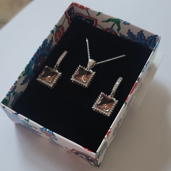 925 Sterling Silver Turkish Zultanite Wedding Jewelry Set  for Women,NEW, - Picture 6 of 10